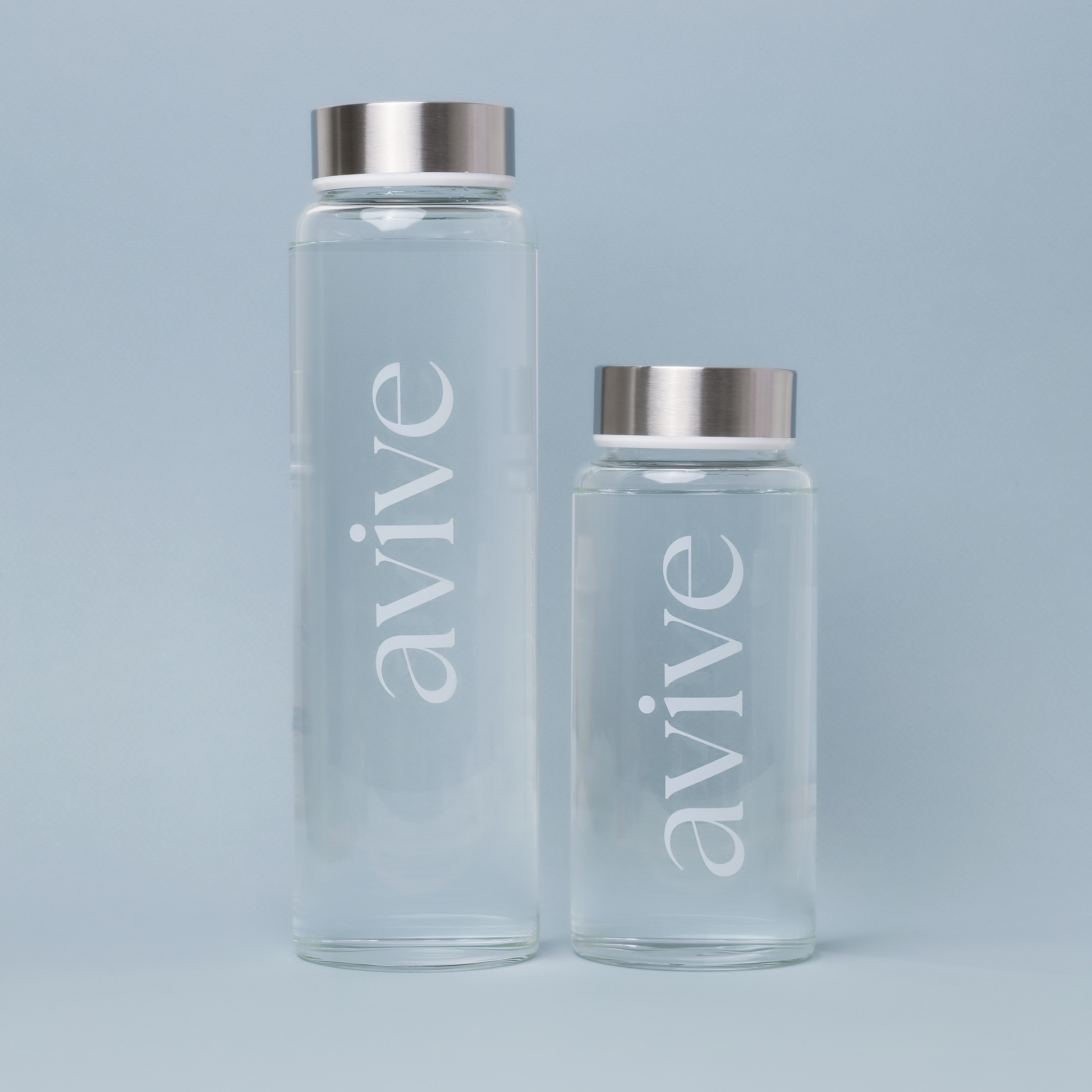Glass Shaker Bottle Avive Hydration