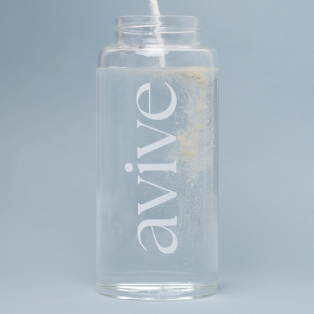 Glass Shaker Bottle Avive Hydration